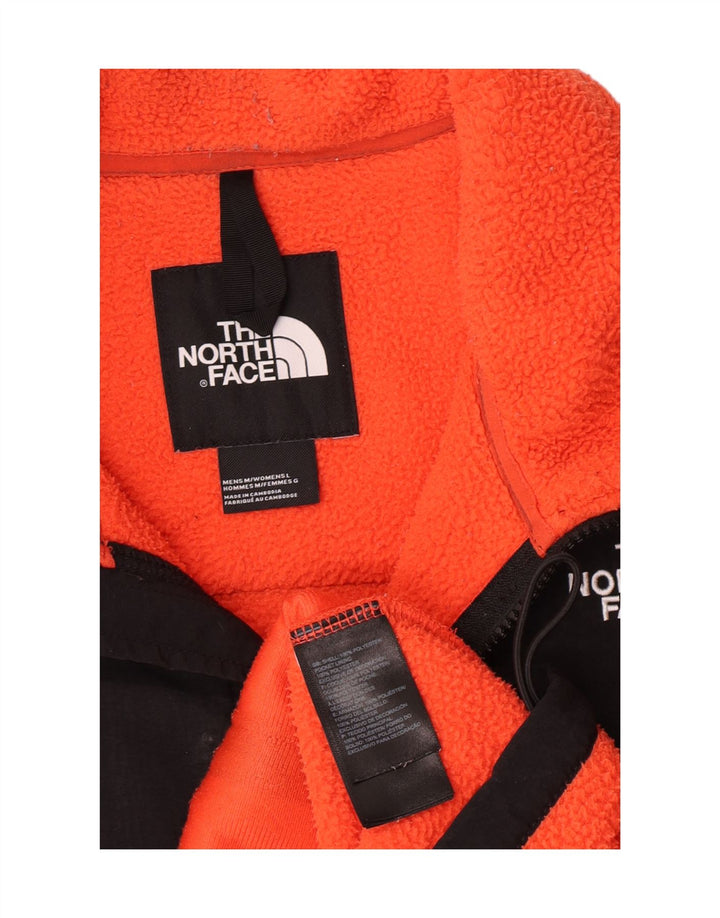 Giacca in pile da donna The North Face UK 14 Large Orange Colourblock