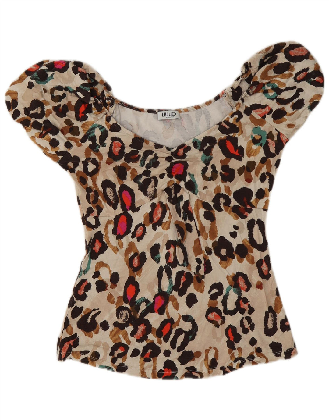 Camicetta da donna Liu Jo Top UK 12 Beige medio Stampa animalier