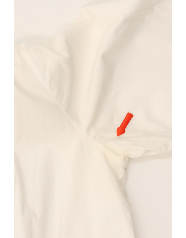 Camicia Benetton Donna UK 12 Medio Bianco