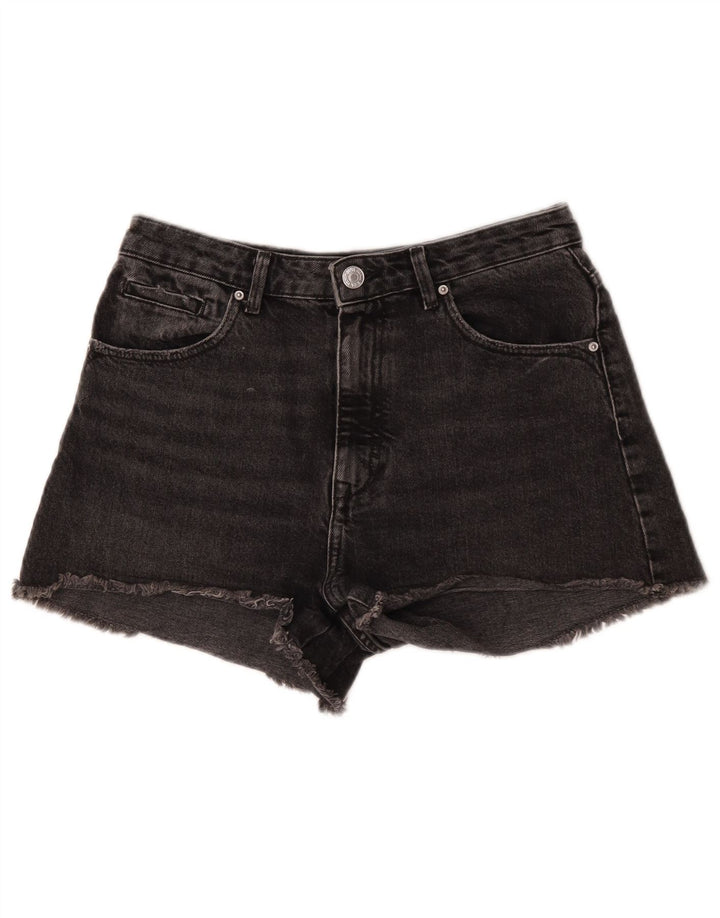 Pantaloncini di jeans da donna Zara EU 40 medi W30 neri