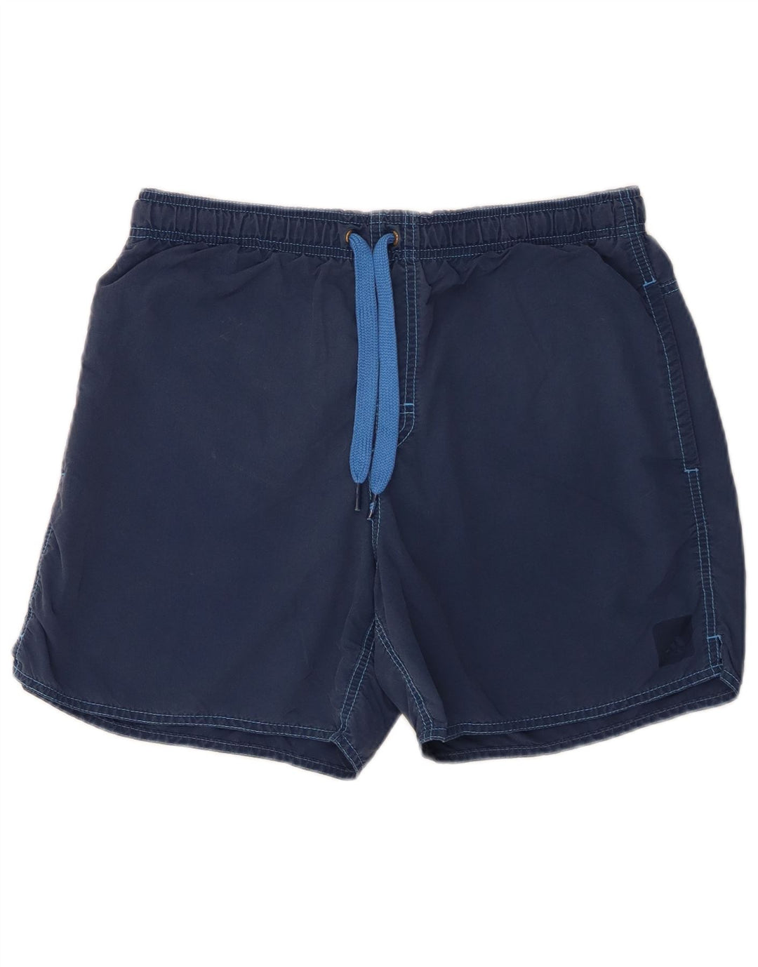 Pantaloncini da bagno da uomo Adidas medi blu navy in poliammide