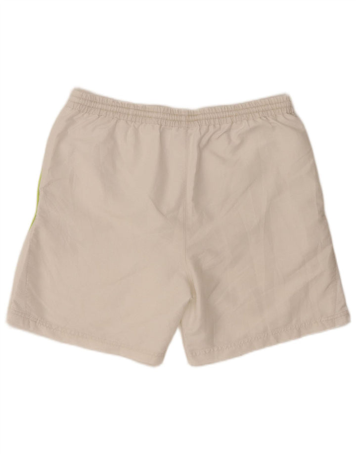 Pantaloncini sportivi da uomo Fila in poliestere bianco medio