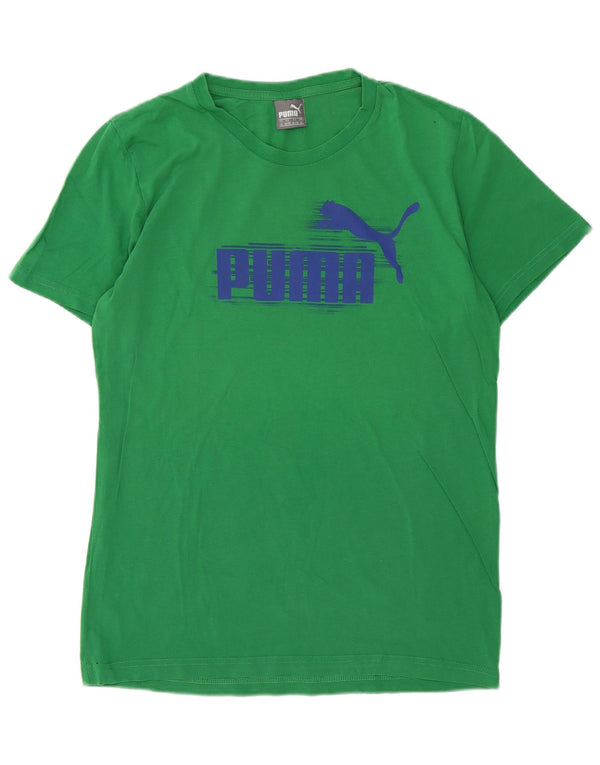 Maglietta grafica da uomo Puma Verde medio