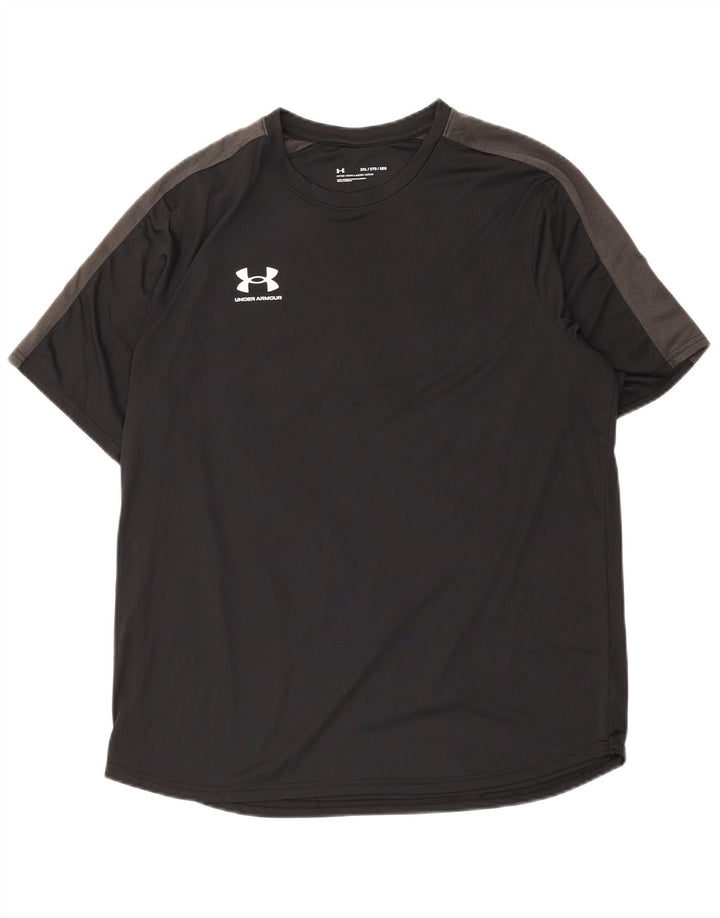 Maglietta aderente da uomo Under Armour 2XL nera