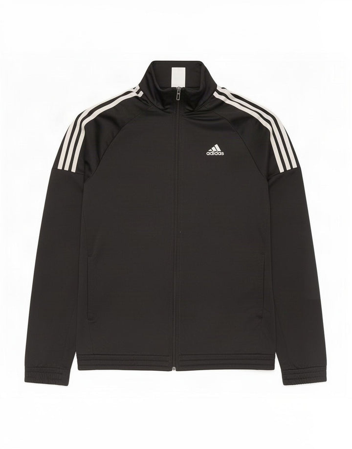 Giacca da tuta da uomo Adidas UK 38/40 Medium Nero Poliestere
