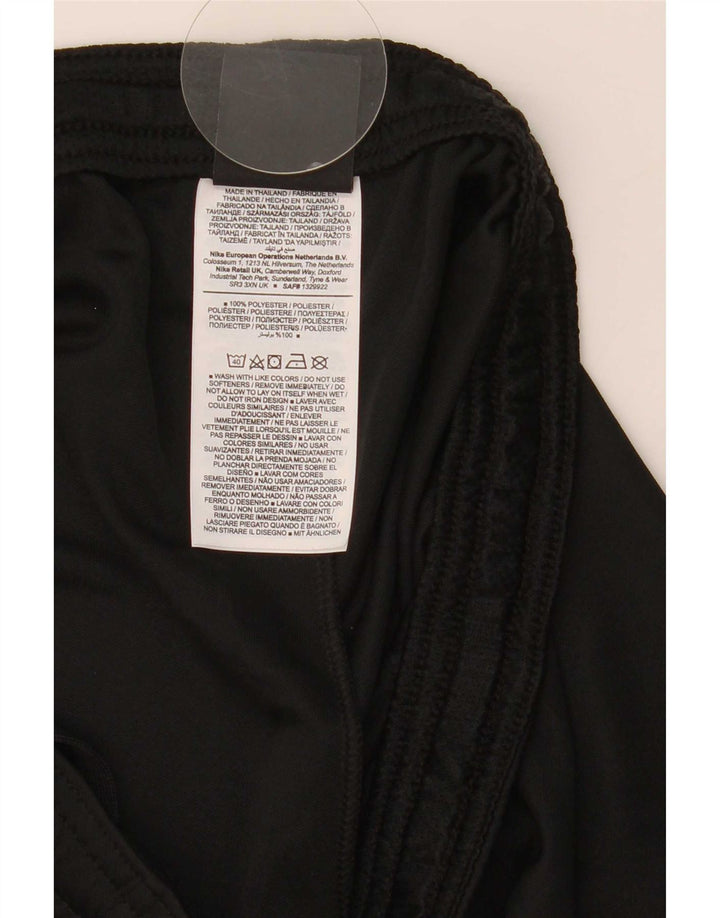 Pantaloncini sportivi Nike Dri Fit da donna UK 12 Medium Nero Colourblock Poliestere