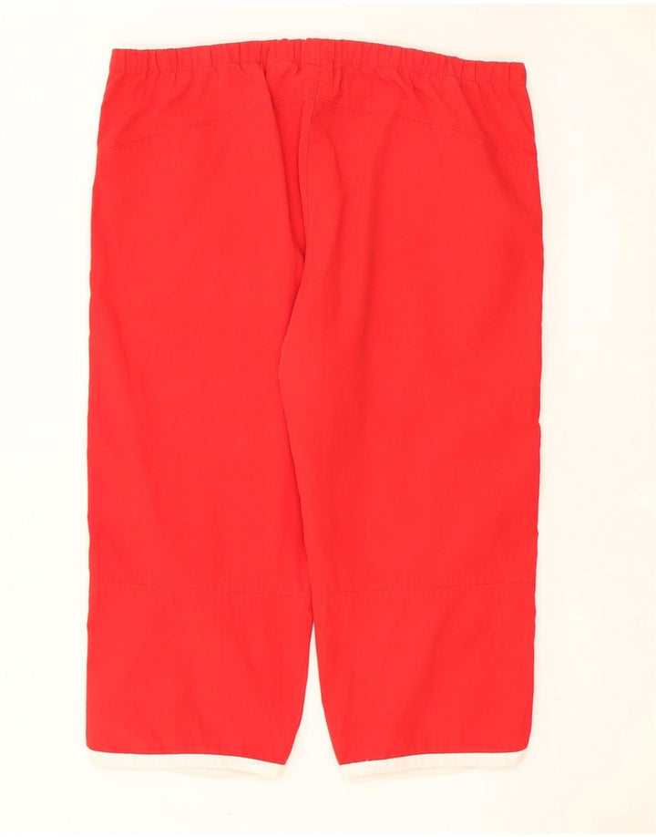 Pantaloni da tuta Nike Capri da donna UK 14/16 Large Rosso Poliestere