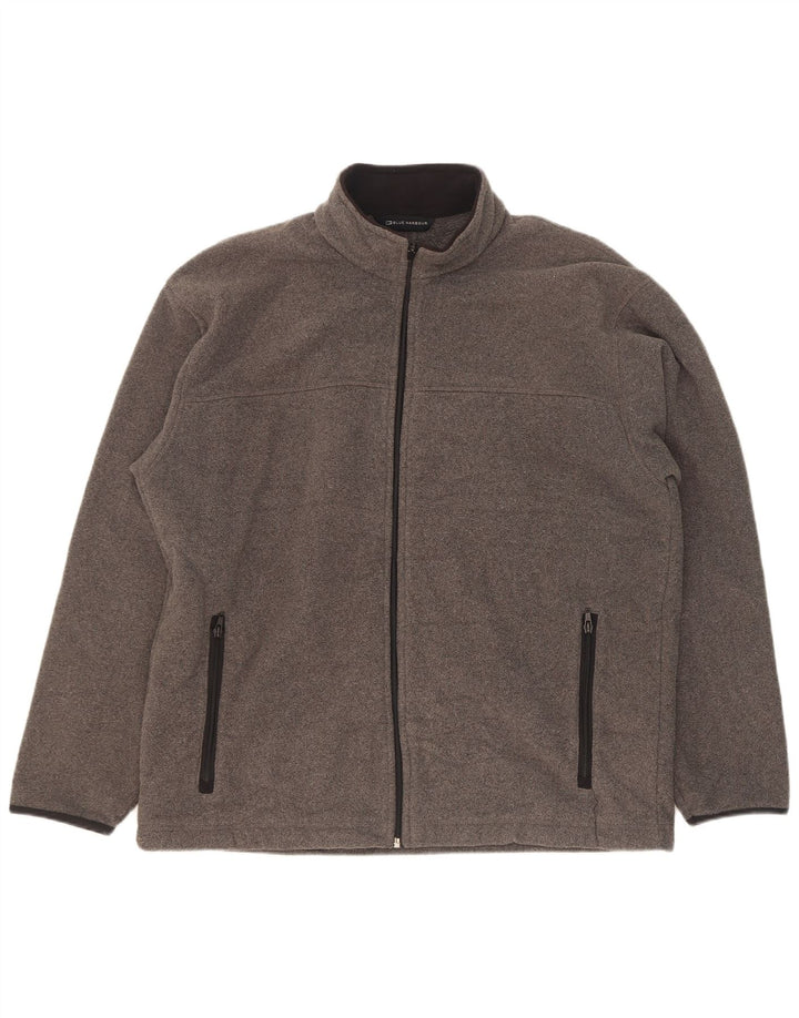 Giacca in pile da uomo Marks & Spencer UK 38 Poliestere grigio medio