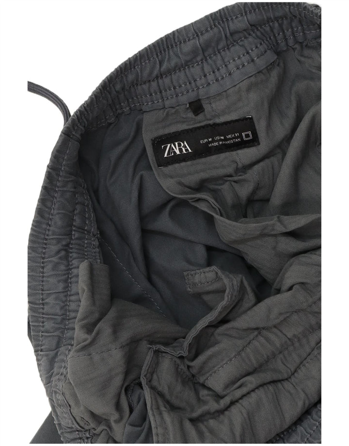 Pantaloni chino da jogging da uomo Zara medi W31 L27 grigi