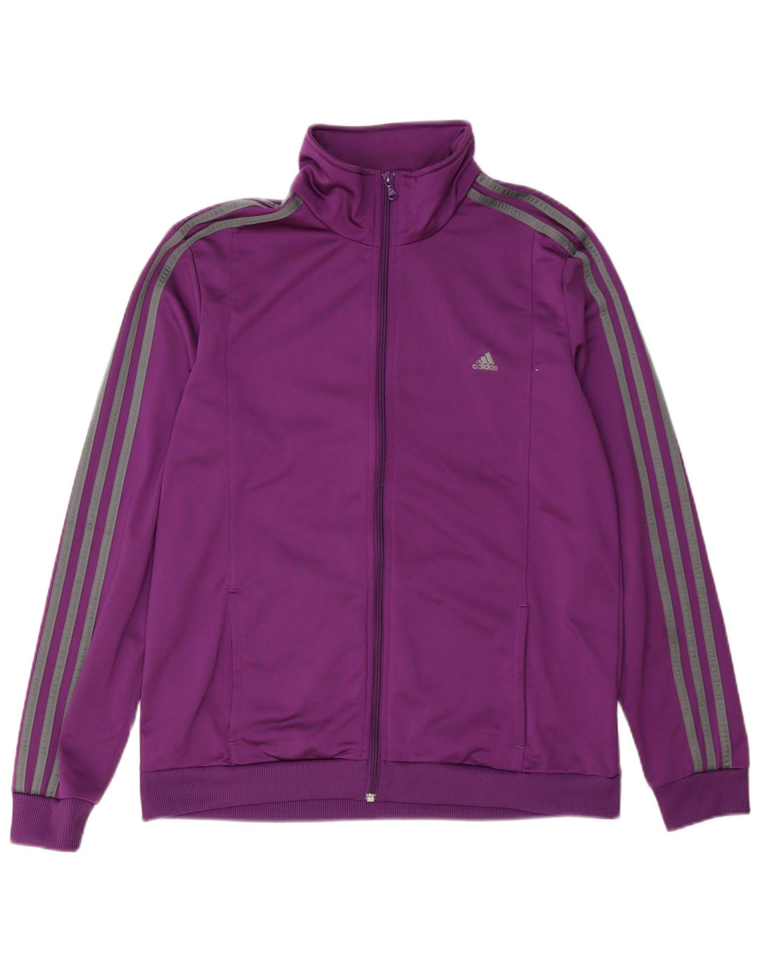 Giacca da tuta da donna Adidas UK 16/18 Large Viola Poliestere