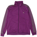 Giacca da tuta da donna Adidas UK 16/18 Large Viola Poliestere