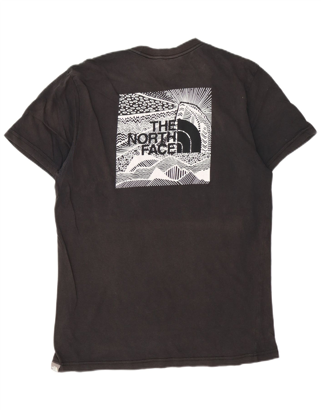 T-shirt grafica da uomo The North Face Top in cotone nero medio