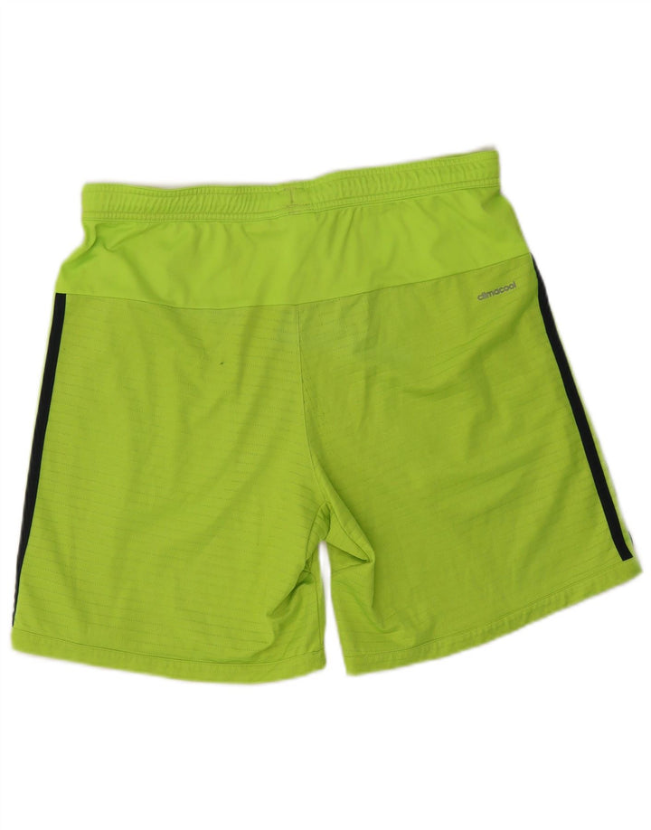 Pantaloncini sportivi Adidas Climacool da uomo di grandi dimensioni in poliestere verde