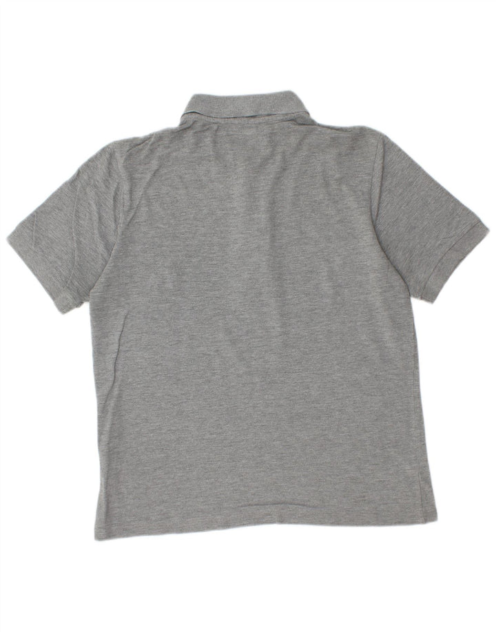 Polo Kappa Uomo In Cotone Grigio Medio