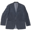 Giacca blazer a 2 bottoni da uomo Marks & Spencer UK 38 poliestere blu medio