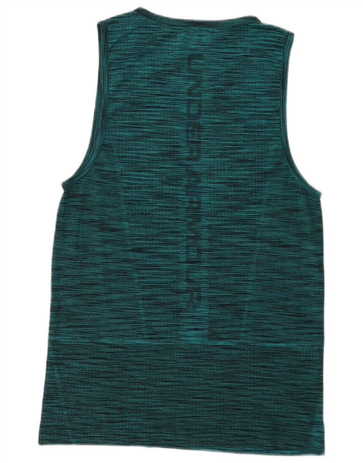 Canottiera grafica da uomo Under Armour Heat Gear Graphic verde medio chiazzato