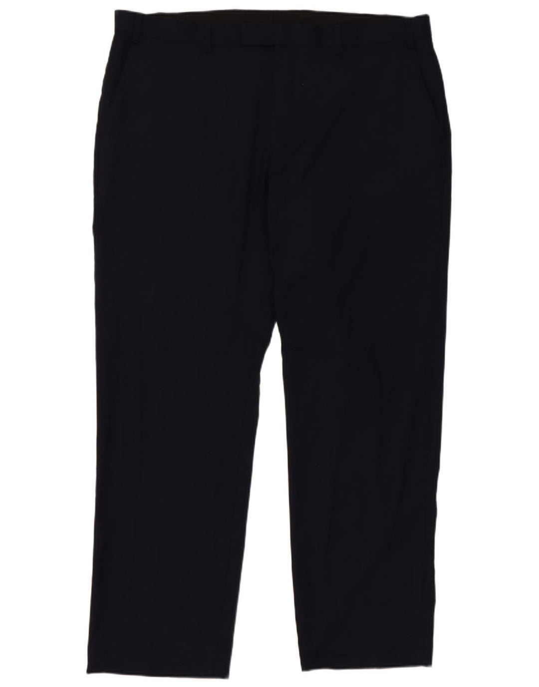 Pantaloni casual vestibilità regolare da uomo Marks & Spencer W40 L31 Blu Navy