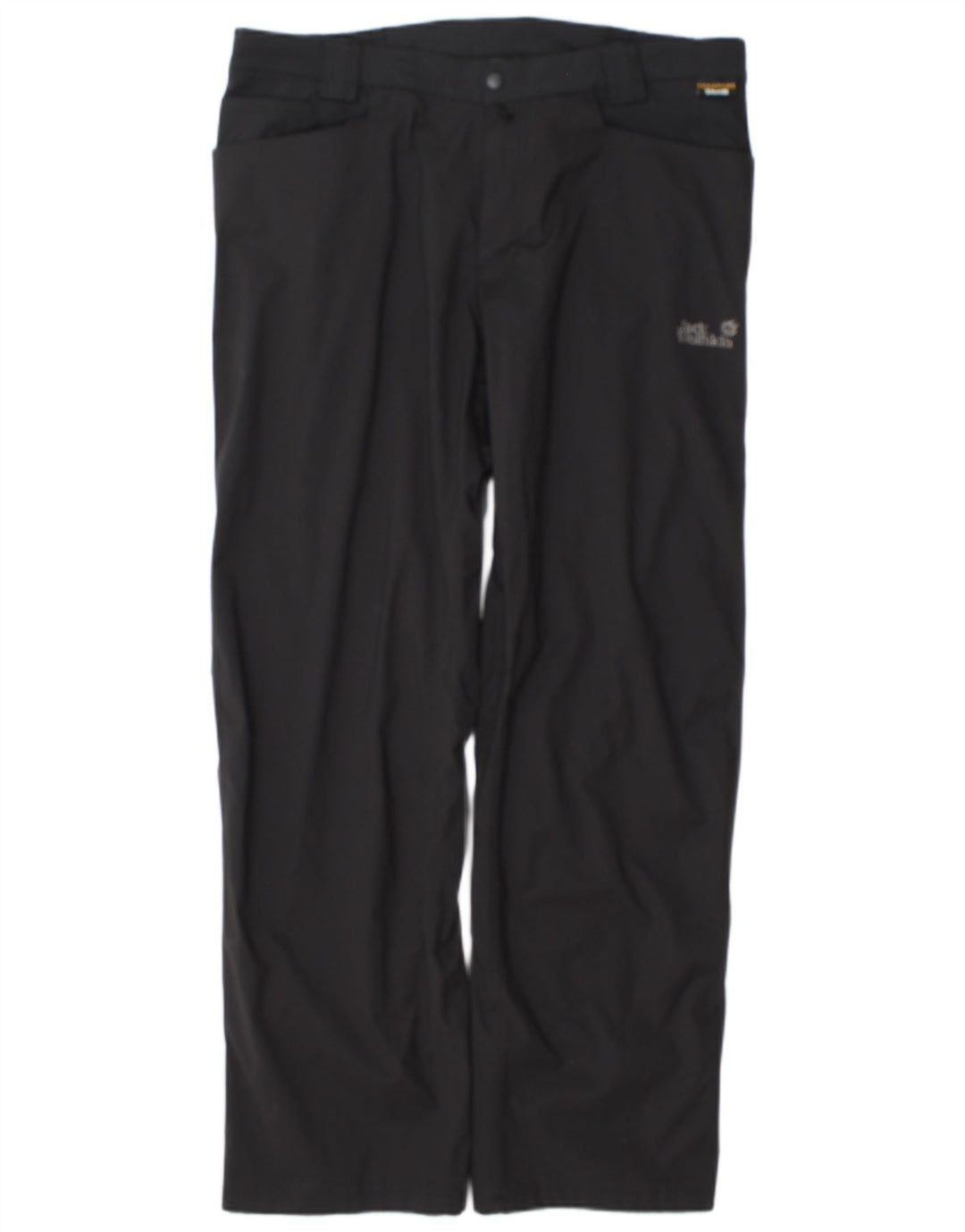 Pantaloni casual dritti da uomo Jack Wolfskin W40 L31 poliammide nero