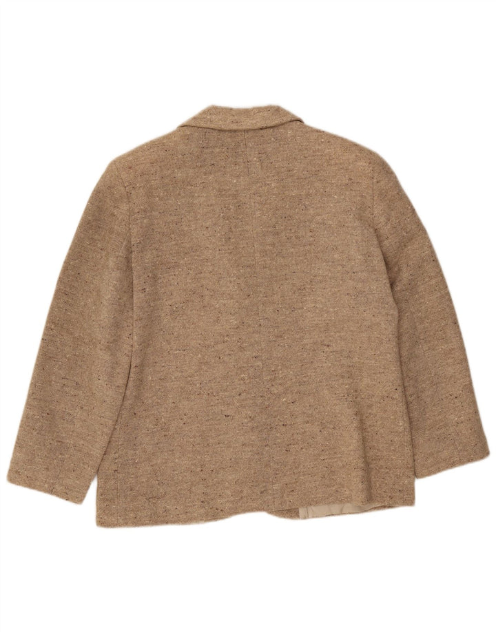 Giacca blazer a 3 bottoni da donna Ombraluce IT 48 XL Beige screziato