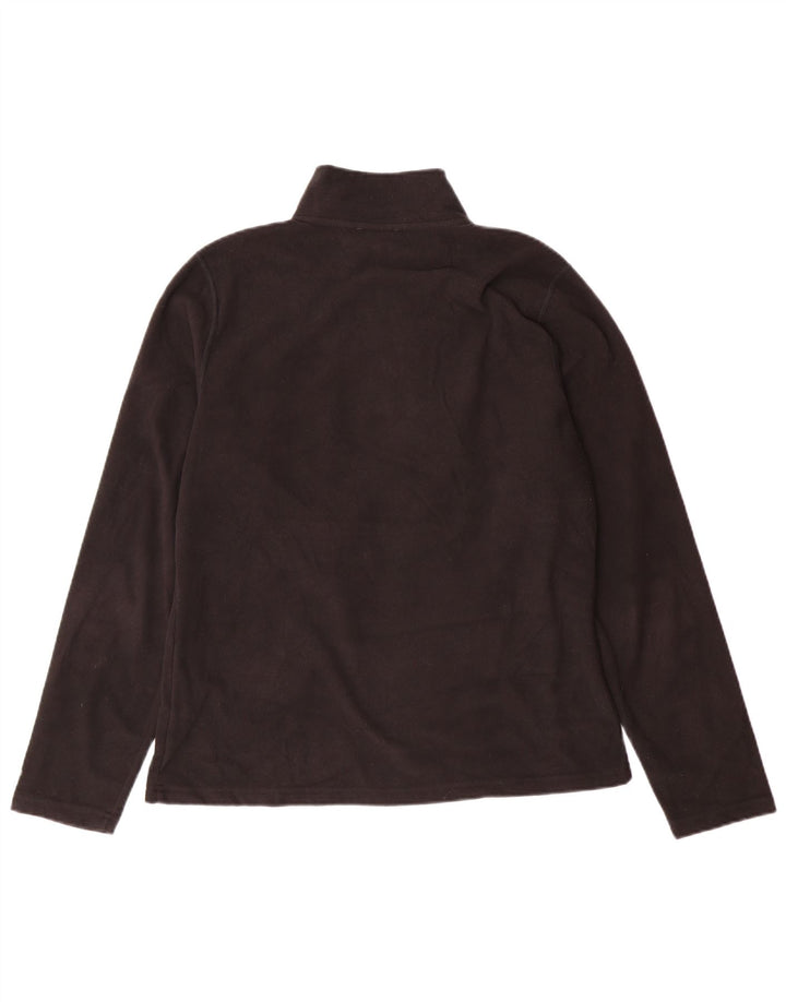 Maglione in pile da donna con collo e zip The North Face UK 16 grande poliestere nero
