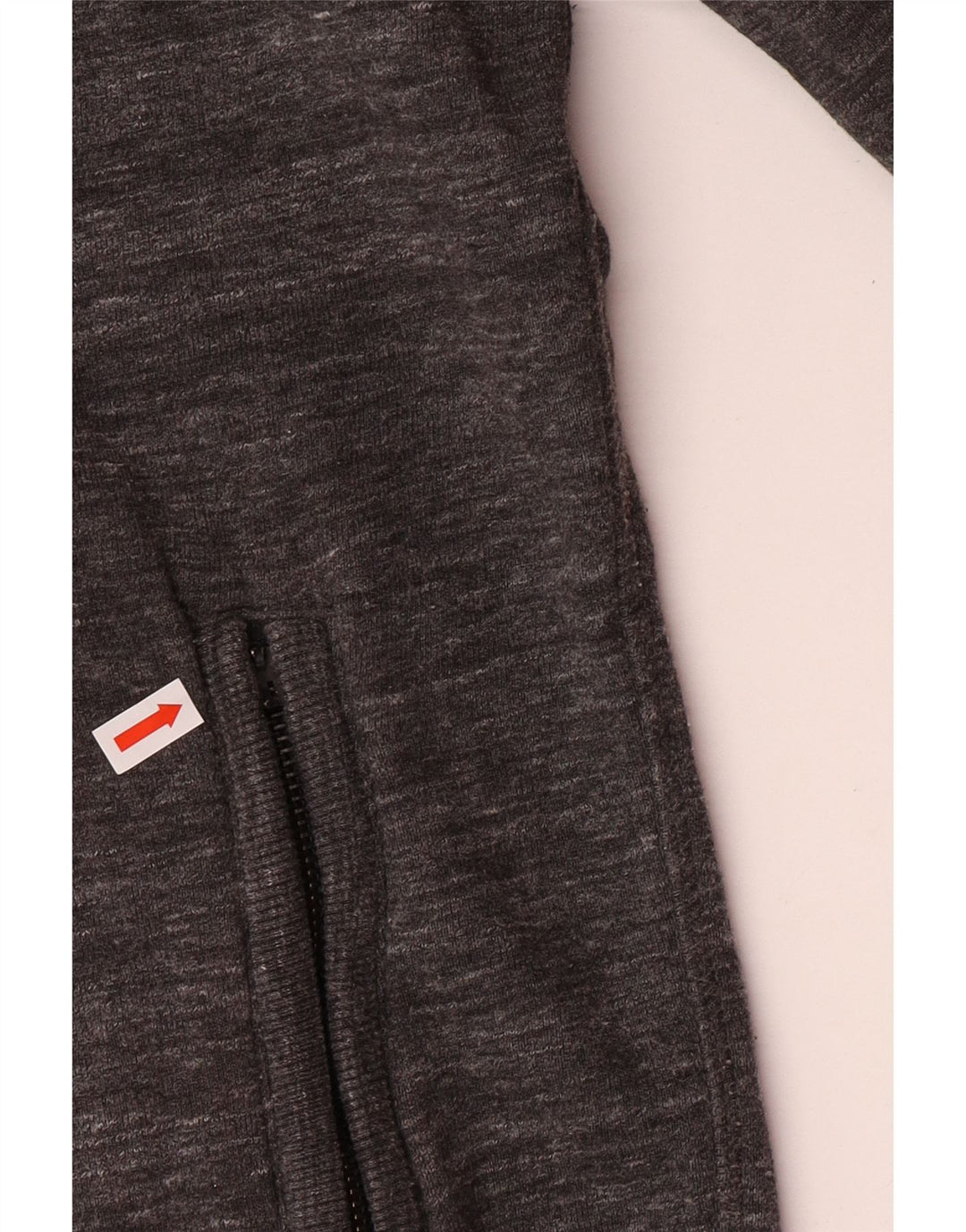 Maglione con cappuccio da uomo SUPERDRY piccolo cotone chiazzato grigio