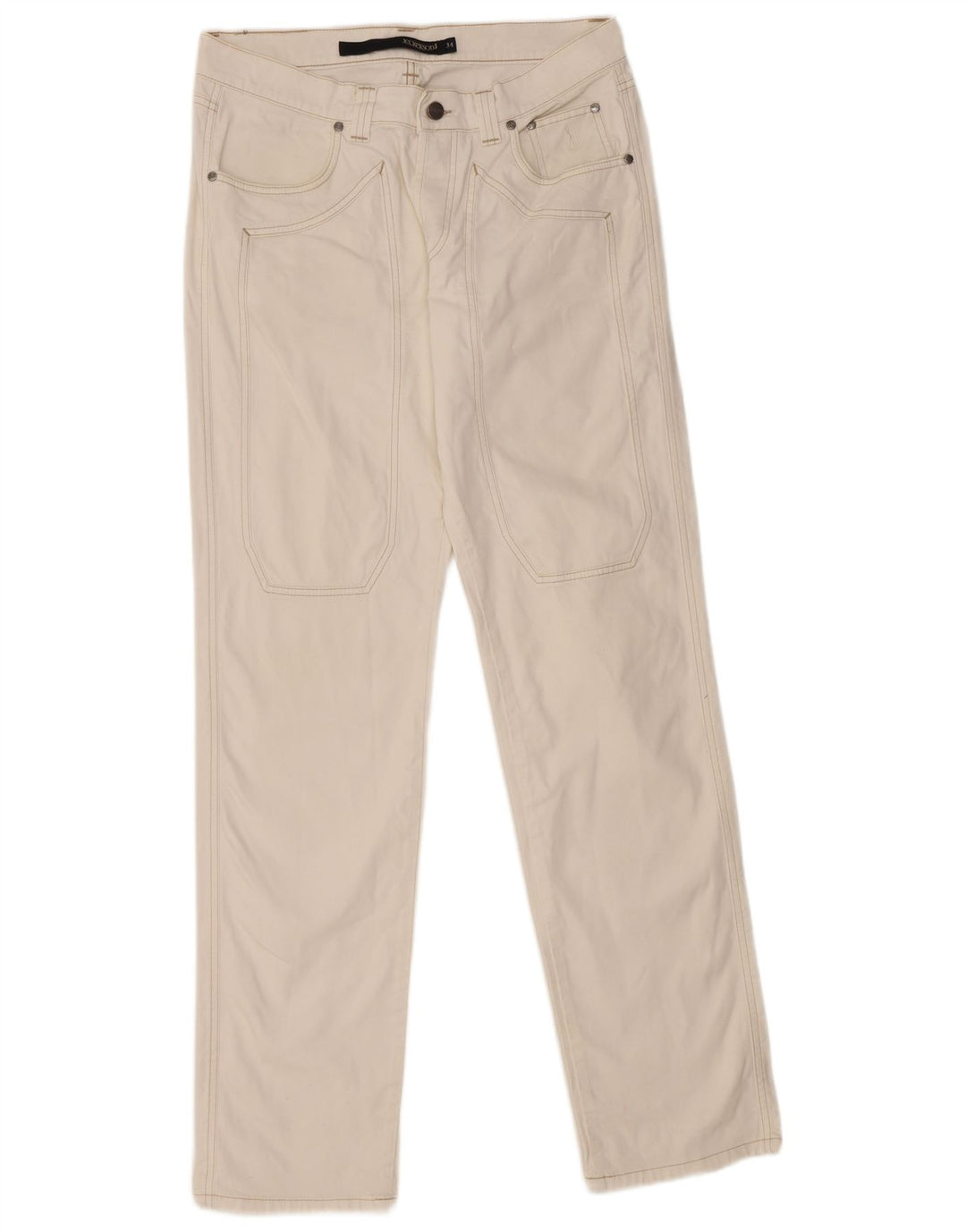 Jeans dritti da uomo Jeckerson W34 L34 cotone bianco