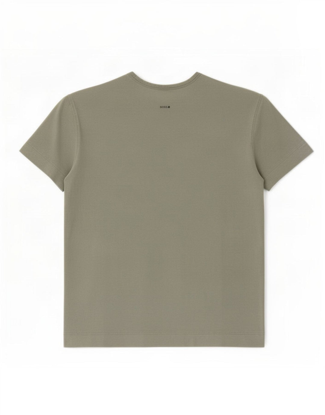 T-shirt grafica da uomo Hugo Boss Top in cotone grigio medio