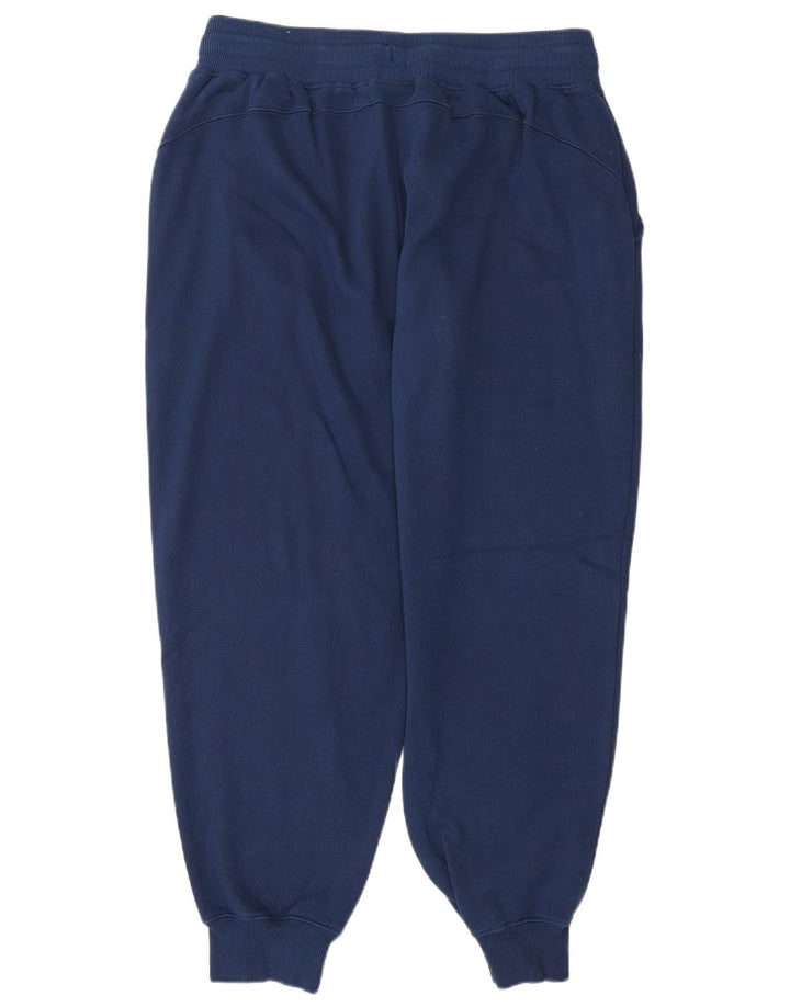 Pantaloni da tuta con grafica PUMA da uomo Joggers medi in cotone blu navy