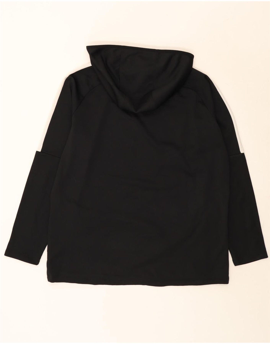 Maglia da uomo Nike Dri Fit con cappuccio a maniche lunghe XL nera in poliestere color block