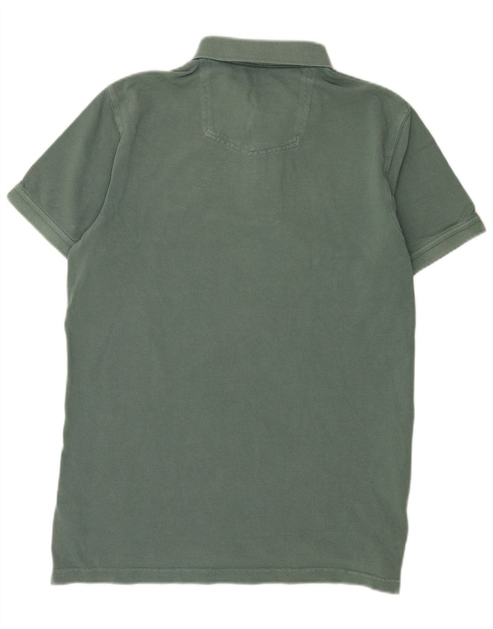 Polo da uomo Fat Face in cotone verde medio