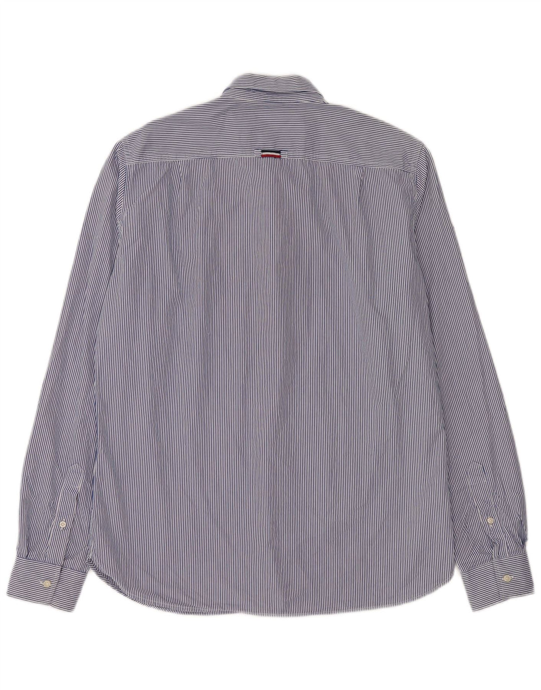 Camicia da uomo Superdry XL in cotone gessato blu