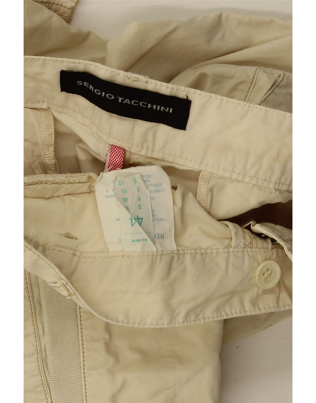 SERGIO TACCHINI Pantaloncini chino da donna EU 44 XL W36 Cotone beige