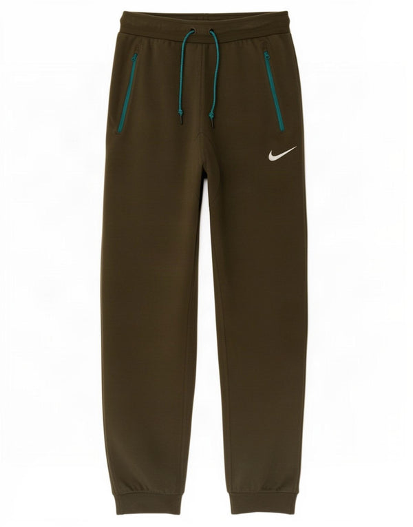 Pantaloni da tuta da uomo Nike Joggers piccoli verdi in cotone sportivo