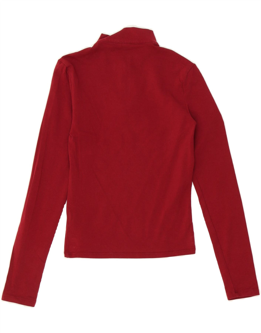 TOMMY HILFIGER Girls Zip Neck Pullover Tracksuit Top 9-10 Years XS Red Vintage Tommy Hilfiger and Second-Hand Tommy Hilfiger from Messina Hembry 