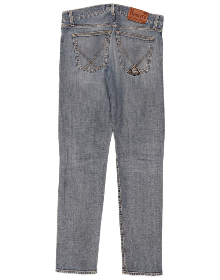 Jeans slim da donna Roy Rogers W34 L32 cotone blu