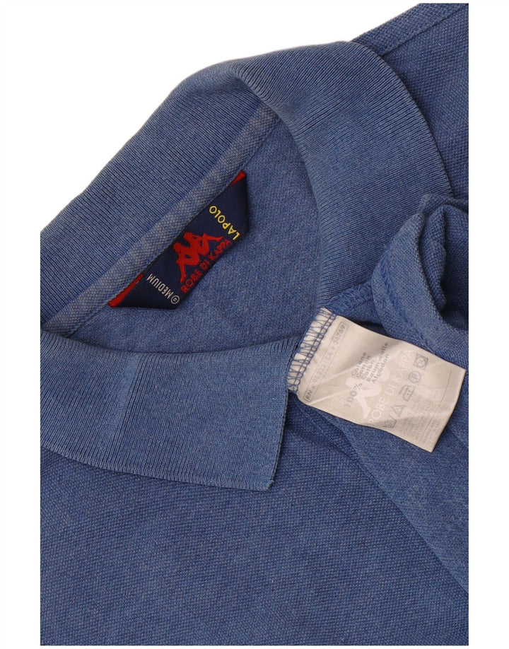 Polo Kappa Uomo Blu Medio in cotone