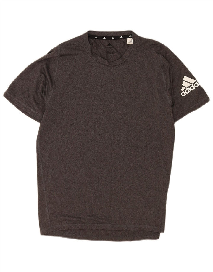 T-shirt Adidas Aeroready da uomo piccola in poliestere grigio
