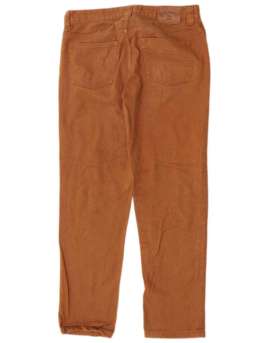 Jeans dritti regolari da uomo Billabong W32 L31 cotone marrone