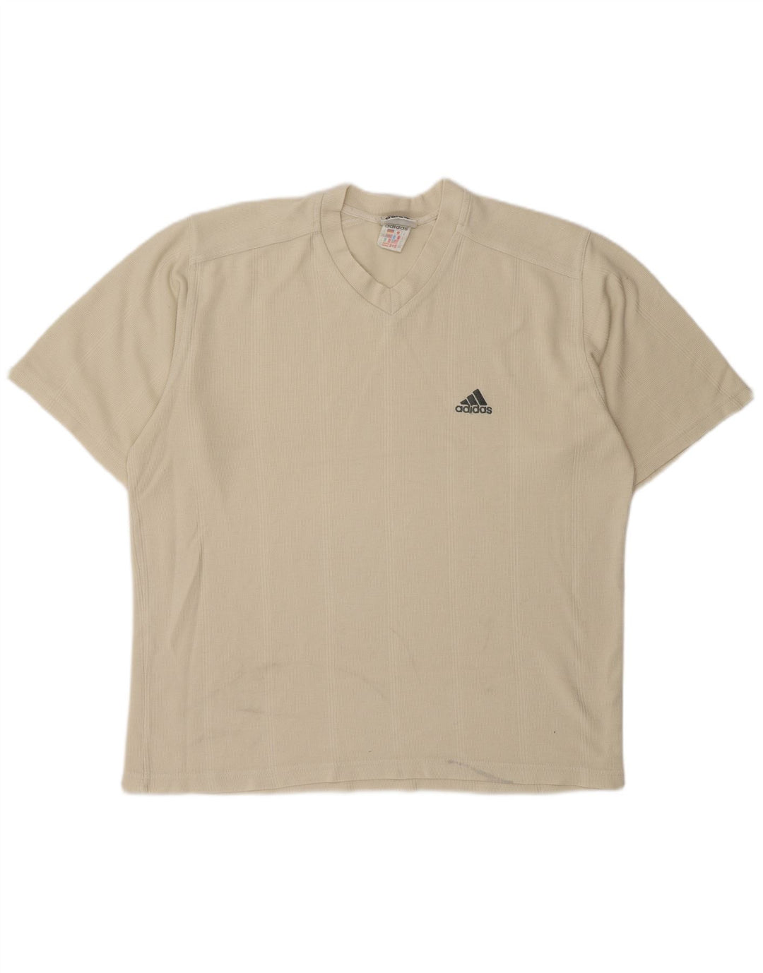 T-shirt da uomo ADIDAS Top UK 40/42 cotone beige medio