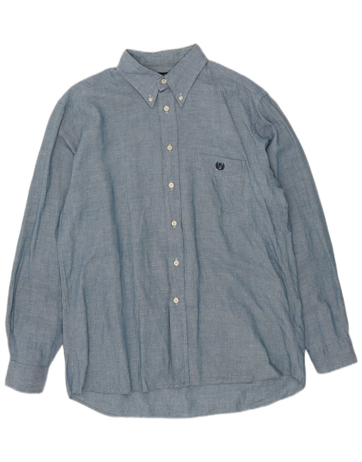 Camicia da uomo Peter Hadley XL Blu