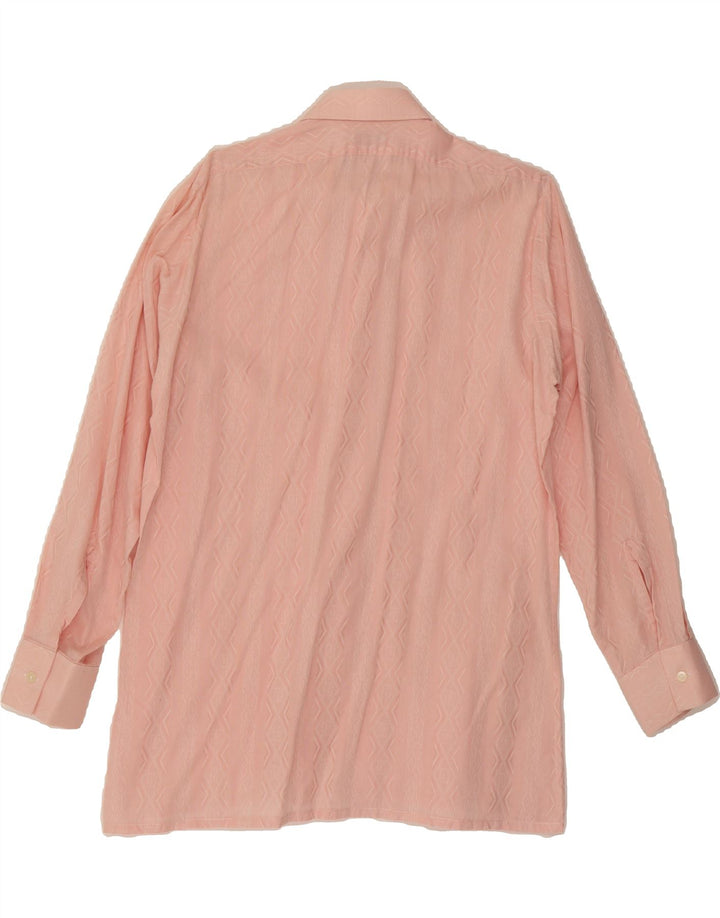 BUGELFREI Mens Shirt Medium Pink Geometric Vintage Bugelfrei and Second-Hand Bugelfrei from Messina Hembry 