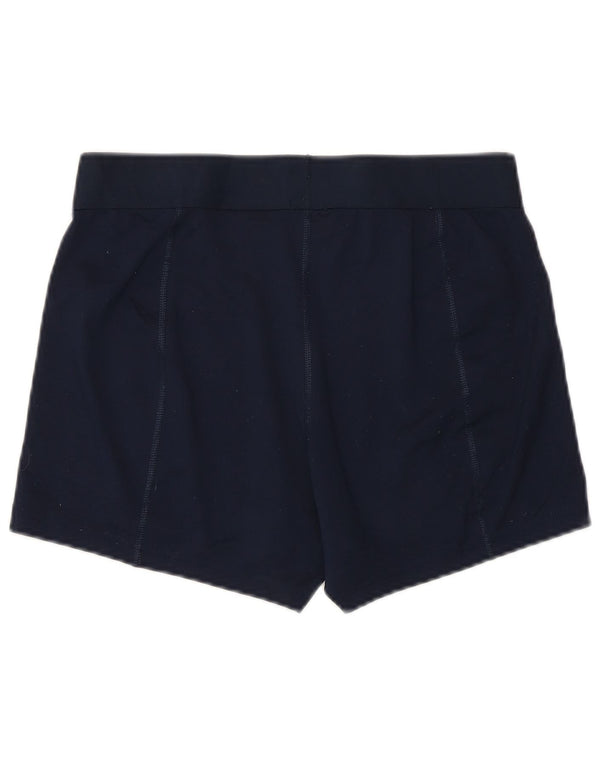 Pantaloncini sportivi NIKE da donna Dri Fit UK 14 Large blu navy in poliestere