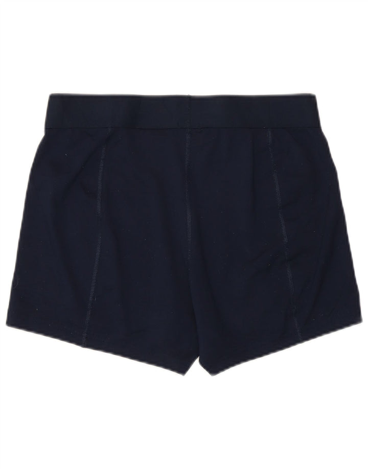 Pantaloncini sportivi NIKE da donna Dri Fit UK 14 Large blu navy in poliestere