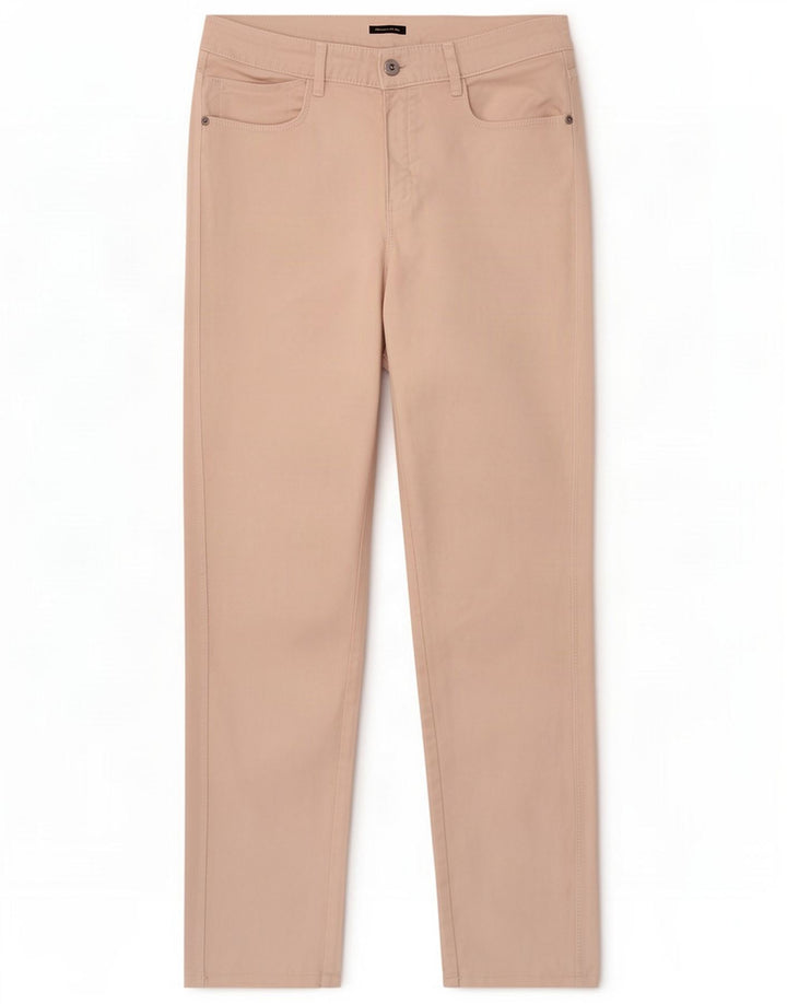 Massimo Dutti Jeans slim da donna EU 38 Small W28 L28 Beige