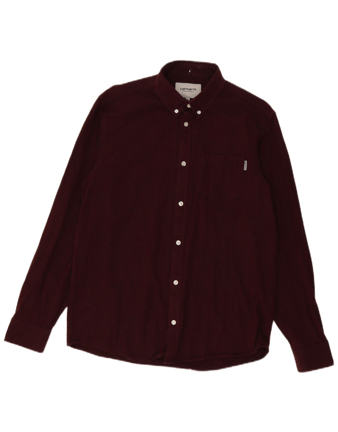Camicia da uomo Carhartt in cotone bordeaux medio