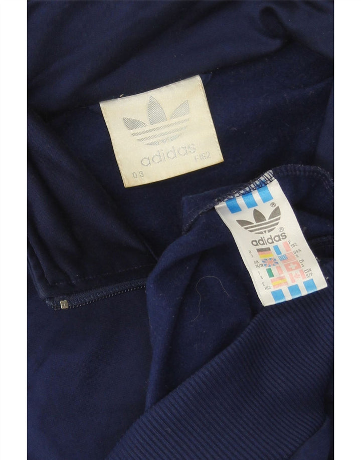 Giacca da tuta da donna Adidas UK 34/36 Small Poliestere blu navy