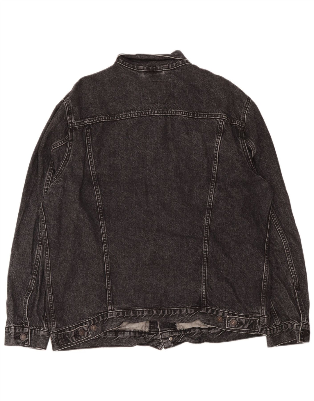 Giacca di jeans da uomo Levi's UK 44 2XL cotone nero