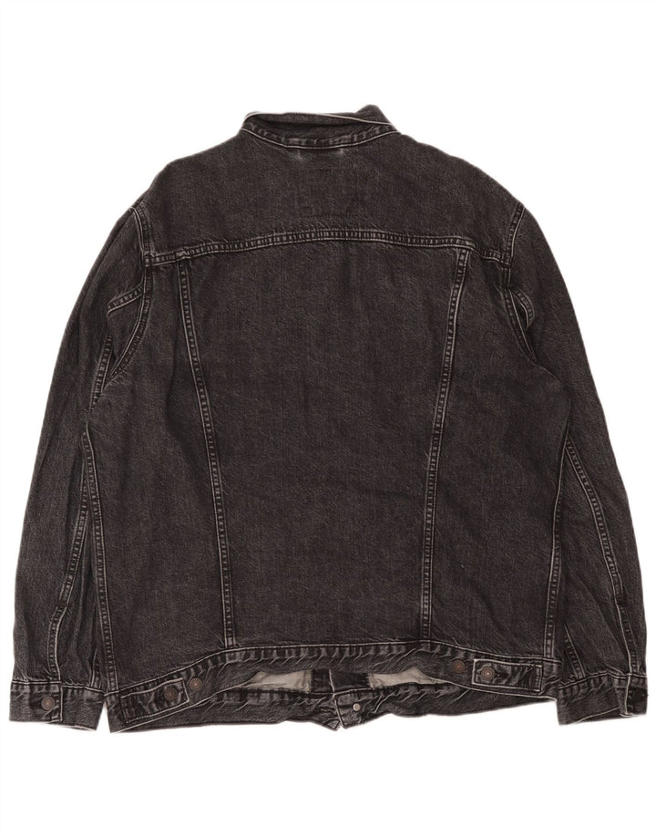 Giacca di jeans da uomo Levi's UK 44 2XL cotone nero
