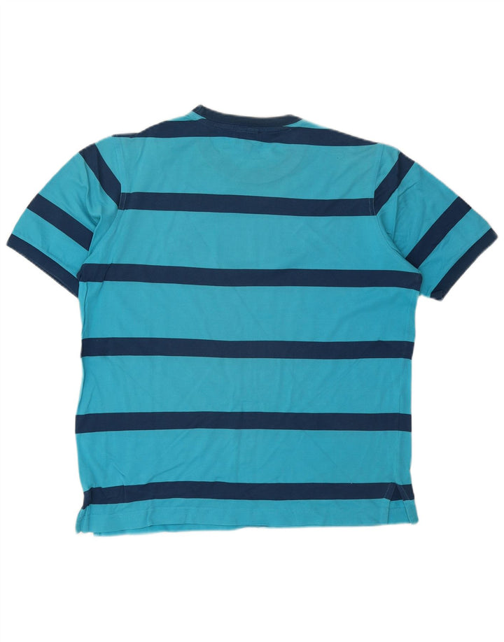 AMERIGO VESPUCCI T-shirt da uomo Top blu medio a righe