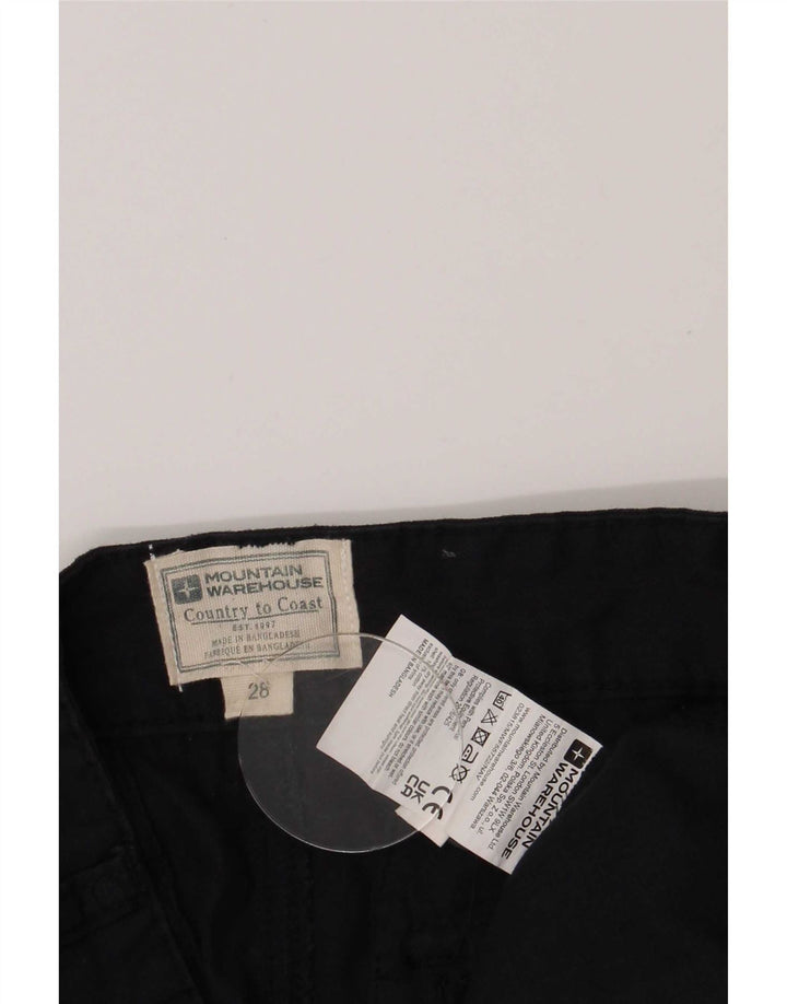 Pantaloncini cargo da uomo Mountain Warehouse W28 Small in cotone blu navy